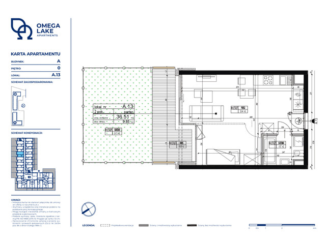 Mieszkanie w inwestycji Omega Lake Apartments, symbol A.0.13 » nportal.pl