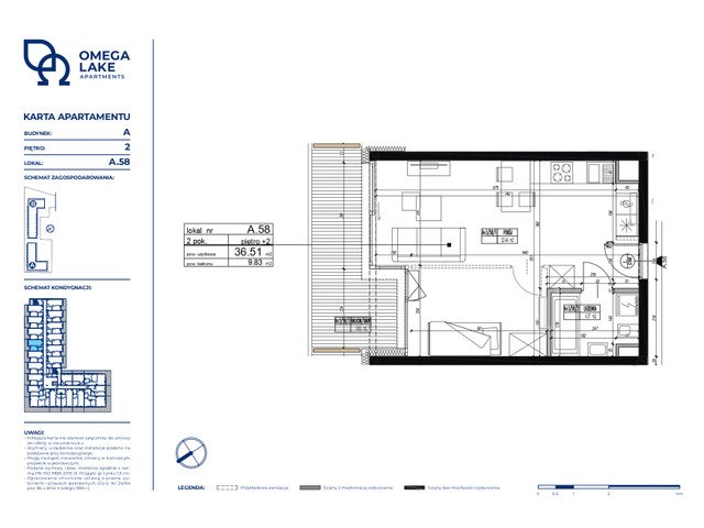 Mieszkanie w inwestycji Omega Lake Apartments, symbol A.2.58 » nportal.pl