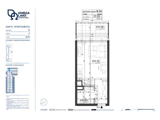 Mieszkanie w inwestycji Omega Lake Apartments, symbol B.0.04 » nportal.pl