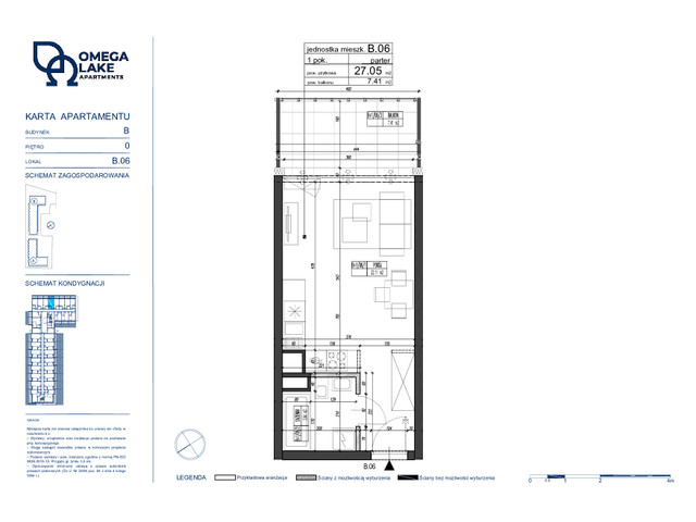 Mieszkanie w inwestycji Omega Lake Apartments, symbol B.0.06 » nportal.pl