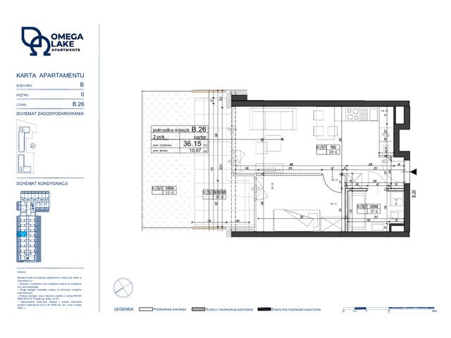 Mieszkanie w inwestycji Omega Lake Apartments, symbol B.0.26 » nportal.pl