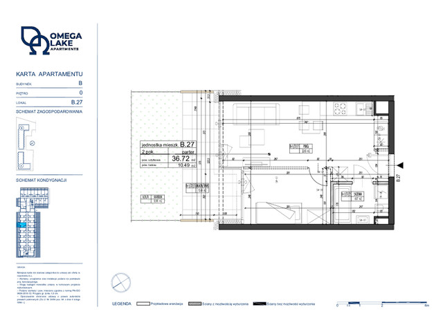 Mieszkanie w inwestycji Omega Lake Apartments, symbol B.0.27 » nportal.pl