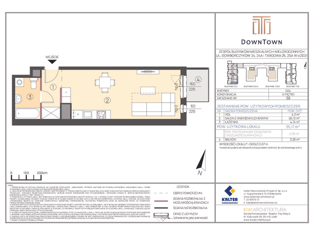 Mieszkanie w inwestycji DownTown, symbol D24_38 » nportal.pl