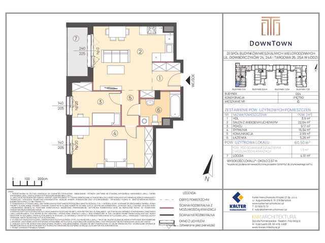 Mieszkanie w inwestycji DownTown, symbol D24_6 » nportal.pl