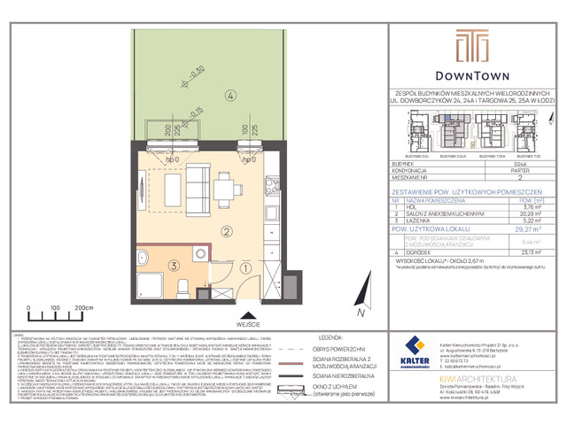 Mieszkanie w inwestycji DownTown, symbol D24A_2 » nportal.pl