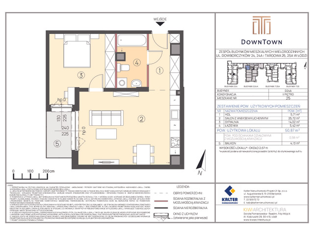 Mieszkanie w inwestycji DownTown, symbol D24A_25 » nportal.pl