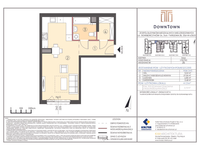 Mieszkanie w inwestycji DownTown, symbol D24A_26 » nportal.pl