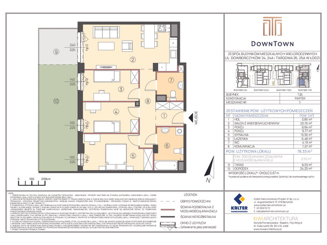 Mieszkanie w inwestycji DownTown, symbol T25_1 » nportal.pl