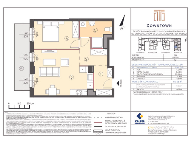 Mieszkanie w inwestycji DownTown, symbol T25_12 » nportal.pl