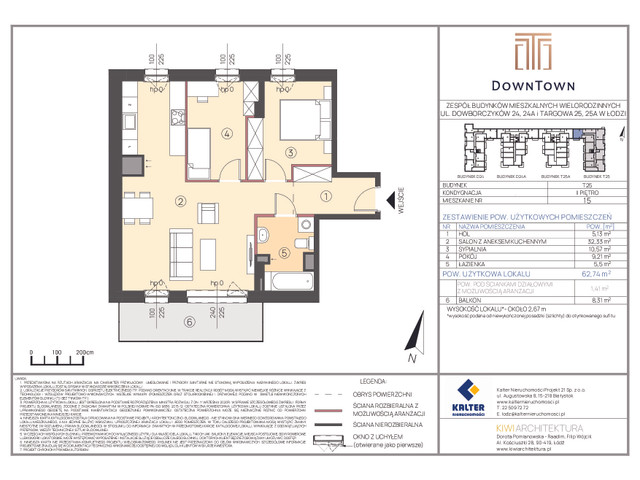 Mieszkanie w inwestycji DownTown, symbol T25_15 » nportal.pl