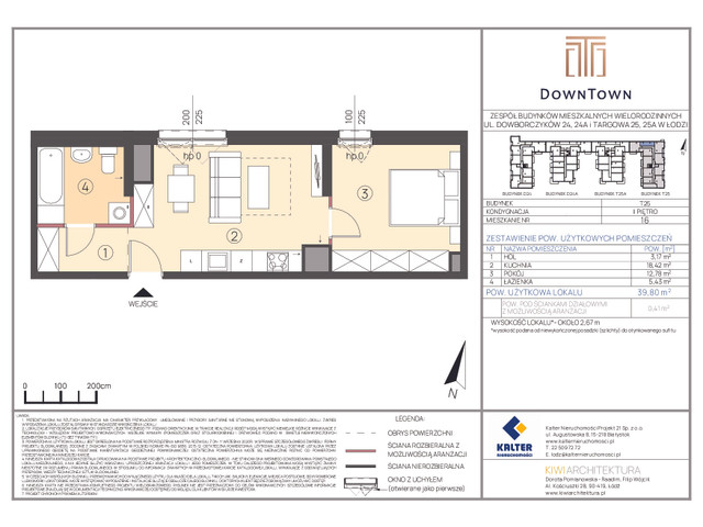 Mieszkanie w inwestycji DownTown, symbol T25_16 » nportal.pl