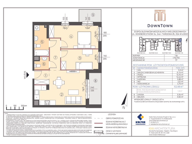 Mieszkanie w inwestycji DownTown, symbol T25_17 » nportal.pl