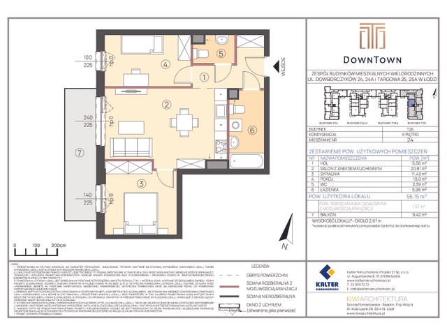 Mieszkanie w inwestycji DownTown, symbol T25_24 » nportal.pl