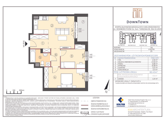 Mieszkanie w inwestycji DownTown, symbol T25_31 » nportal.pl