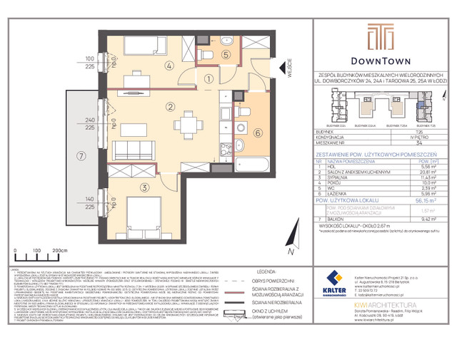 Mieszkanie w inwestycji DownTown, symbol T25_34 » nportal.pl