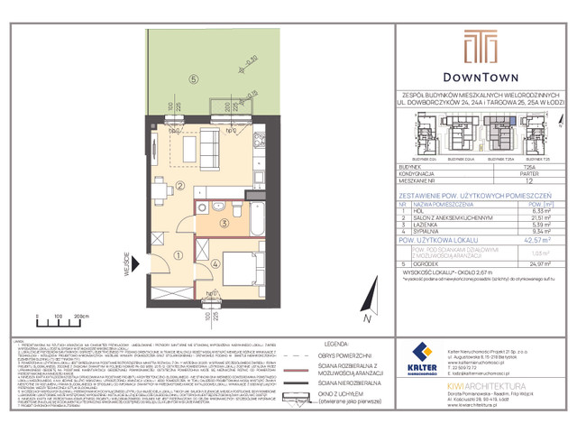 Mieszkanie w inwestycji DownTown, symbol T25A_12 » nportal.pl