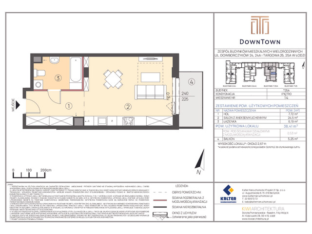 Mieszkanie w inwestycji DownTown, symbol T25A_14 » nportal.pl