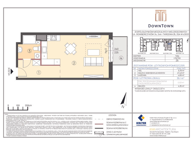 Mieszkanie w inwestycji DownTown, symbol T25A_25 » nportal.pl