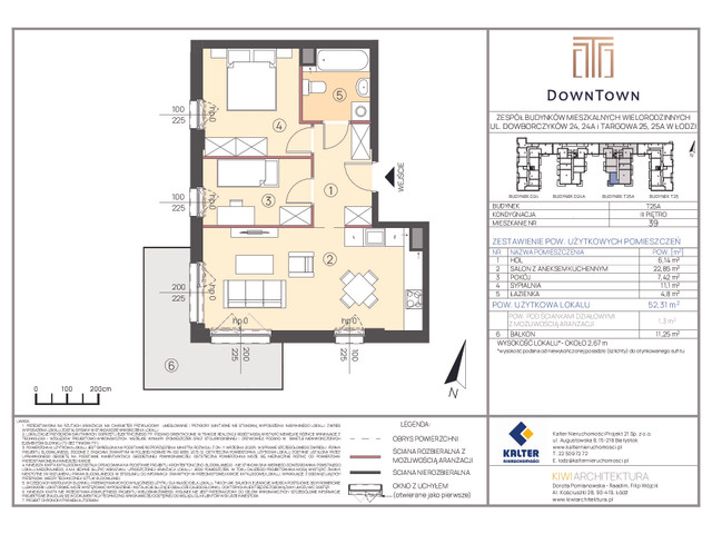 Mieszkanie w inwestycji DownTown, budynek Rezerwacja, symbol T25A_39 » nportal.pl