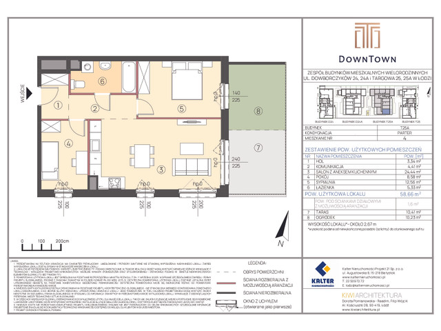 Mieszkanie w inwestycji DownTown, symbol T25A_4 » nportal.pl