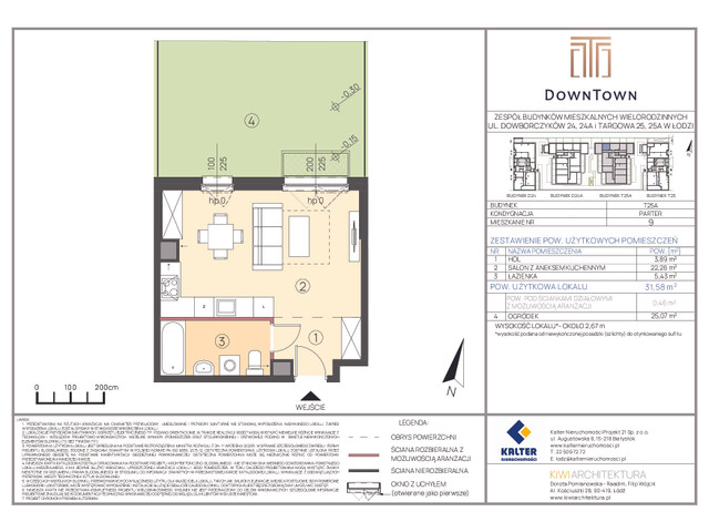 Mieszkanie w inwestycji DownTown, symbol T25A_9 » nportal.pl