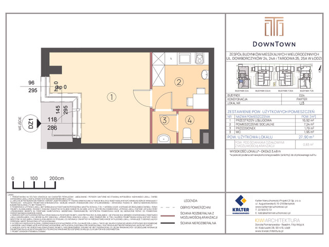 Komercyjne w inwestycji DownTown, budynek Rezerwacja, symbol D24_U3 » nportal.pl