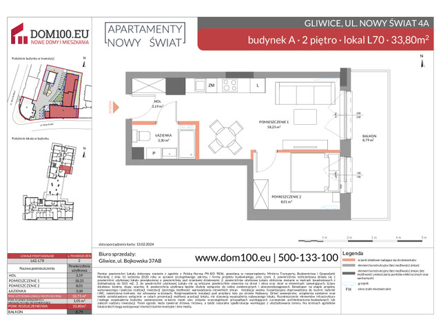 Komercyjne w inwestycji Apartamenty Nowy Świat, symbol L70 » nportal.pl