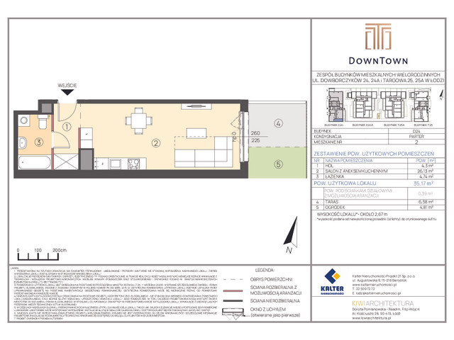 Mieszkanie w inwestycji DownTown, symbol D24_2 » nportal.pl