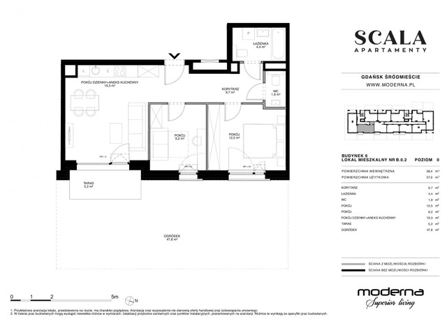 Mieszkanie w inwestycji Apartamenty Scala, symbol 6-B.0.2 » nportal.pl