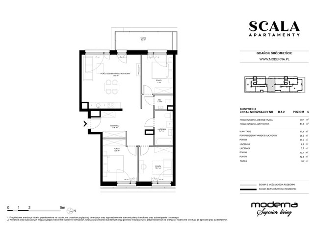 Mieszkanie w inwestycji Apartamenty Scala, symbol 6-B.5.2 » nportal.pl