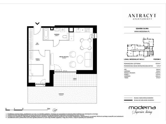 Mieszkanie w inwestycji Antracyt Apartamenty, symbol 0.3 » nportal.pl