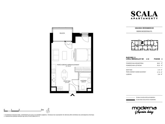 Mieszkanie w inwestycji Apartamenty Scala, symbol 2.1-4.8 » nportal.pl