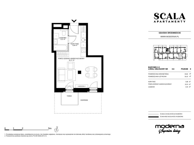 Mieszkanie w inwestycji Apartamenty Scala, symbol 2.2-0.12 » nportal.pl