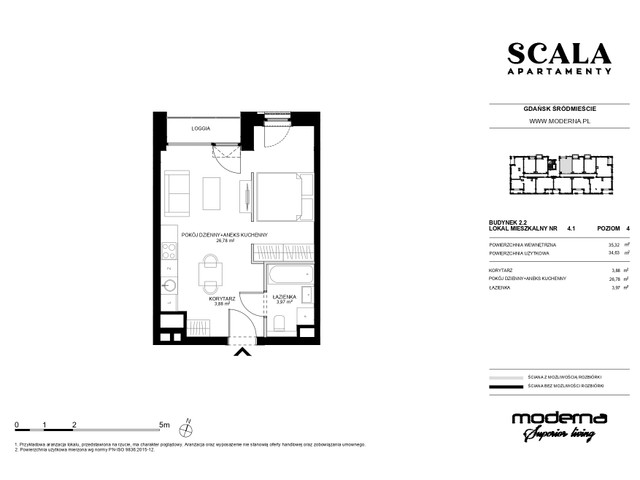 Mieszkanie w inwestycji Apartamenty Scala, symbol 2.2-4.1 » nportal.pl