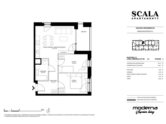 Mieszkanie w inwestycji Apartamenty Scala, symbol 2.2-4.2 » nportal.pl