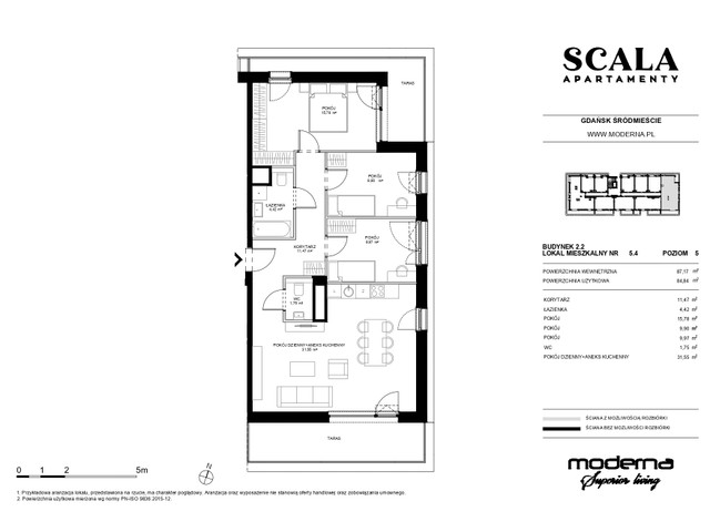 Mieszkanie w inwestycji Apartamenty Scala, symbol 2.2-5.4 » nportal.pl