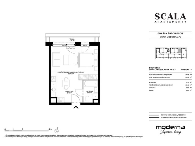 Mieszkanie w inwestycji Apartamenty Scala, symbol 3-5.3 » nportal.pl