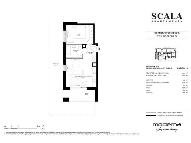 Mieszkanie w inwestycji Apartamenty Scala, symbol 5.3-0.2 » nportal.pl