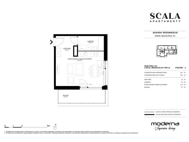 Mieszkanie w inwestycji Apartamenty Scala, symbol 5.3-5.6 » nportal.pl