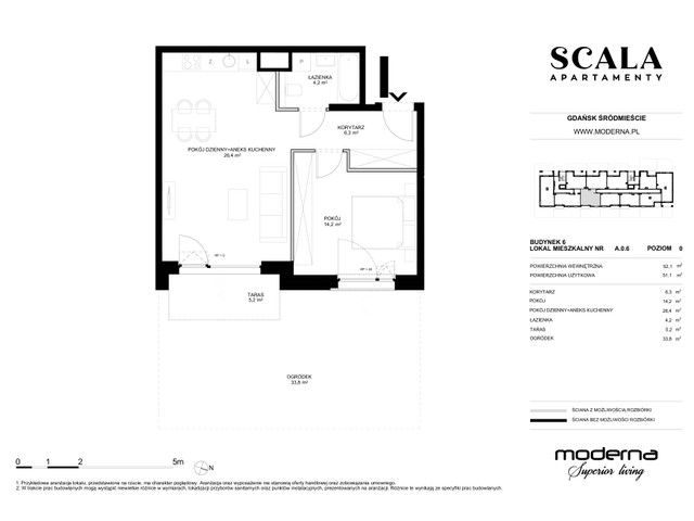 Mieszkanie w inwestycji Apartamenty Scala, symbol 6-A.0.6 » nportal.pl