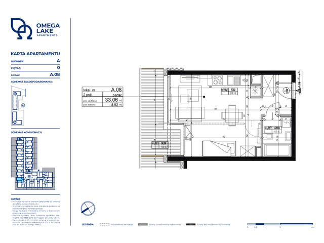 Mieszkanie w inwestycji Omega Lake Apartments, symbol A.0.08 » nportal.pl