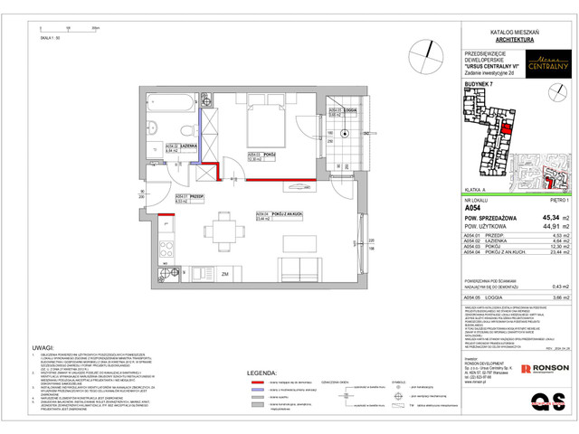 Mieszkanie w inwestycji Ursus Centralny, symbol 7_A054_U7 » nportal.pl