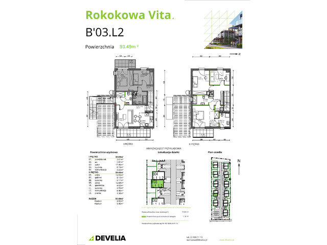 Mieszkanie w inwestycji Rokokowa Vita, symbol B03.L2 » nportal.pl