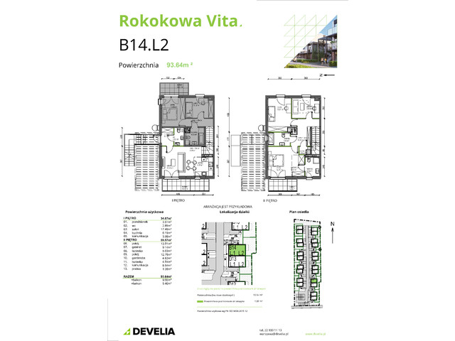 Mieszkanie w inwestycji Rokokowa Vita, symbol B14.L2 » nportal.pl