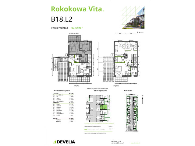 Mieszkanie w inwestycji Rokokowa Vita, symbol B18.L2 » nportal.pl