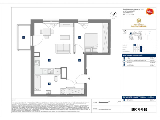 Mieszkanie w inwestycji Apartamenty Park Matecznego, symbol f-197791 » nportal.pl