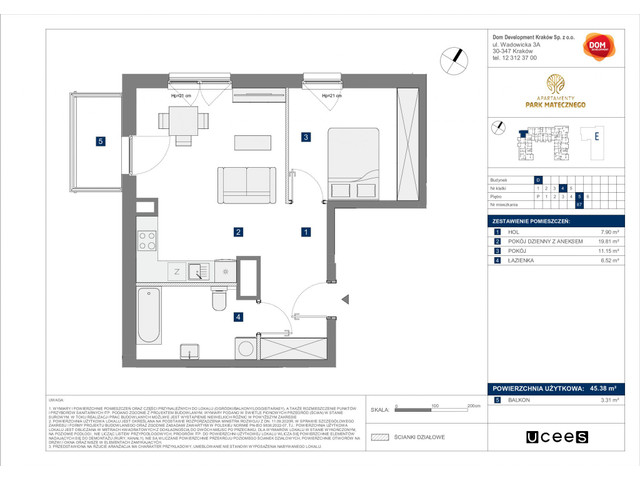 Mieszkanie w inwestycji Apartamenty Park Matecznego, symbol f-197797 » nportal.pl