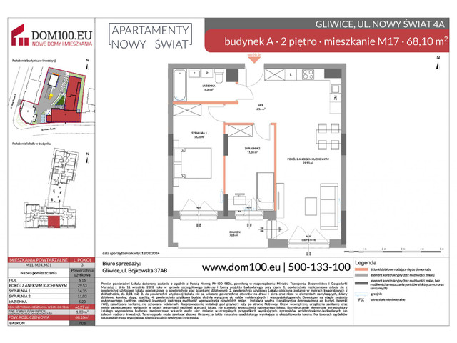 Mieszkanie w inwestycji Apartamenty Nowy Świat, symbol M17 » nportal.pl