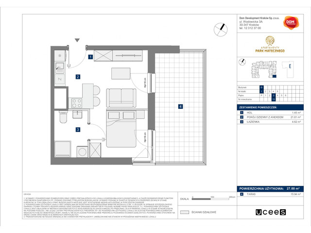 Mieszkanie w inwestycji Apartamenty Park Matecznego, symbol f-197723 » nportal.pl