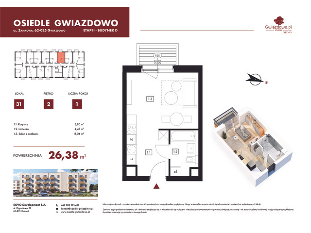 Mieszkanie w inwestycji Osiedle Gwiazdowo, symbol D31 » nportal.pl